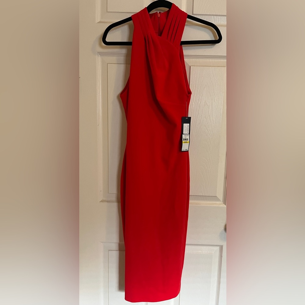 RACHEL Rachel Roy Strapless Scarlet Dress - Picture 4 of 9